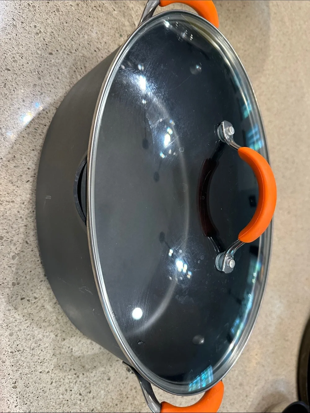 Rachael Ray Hard Anodized 8 quart Oval Pasta Pot with lid